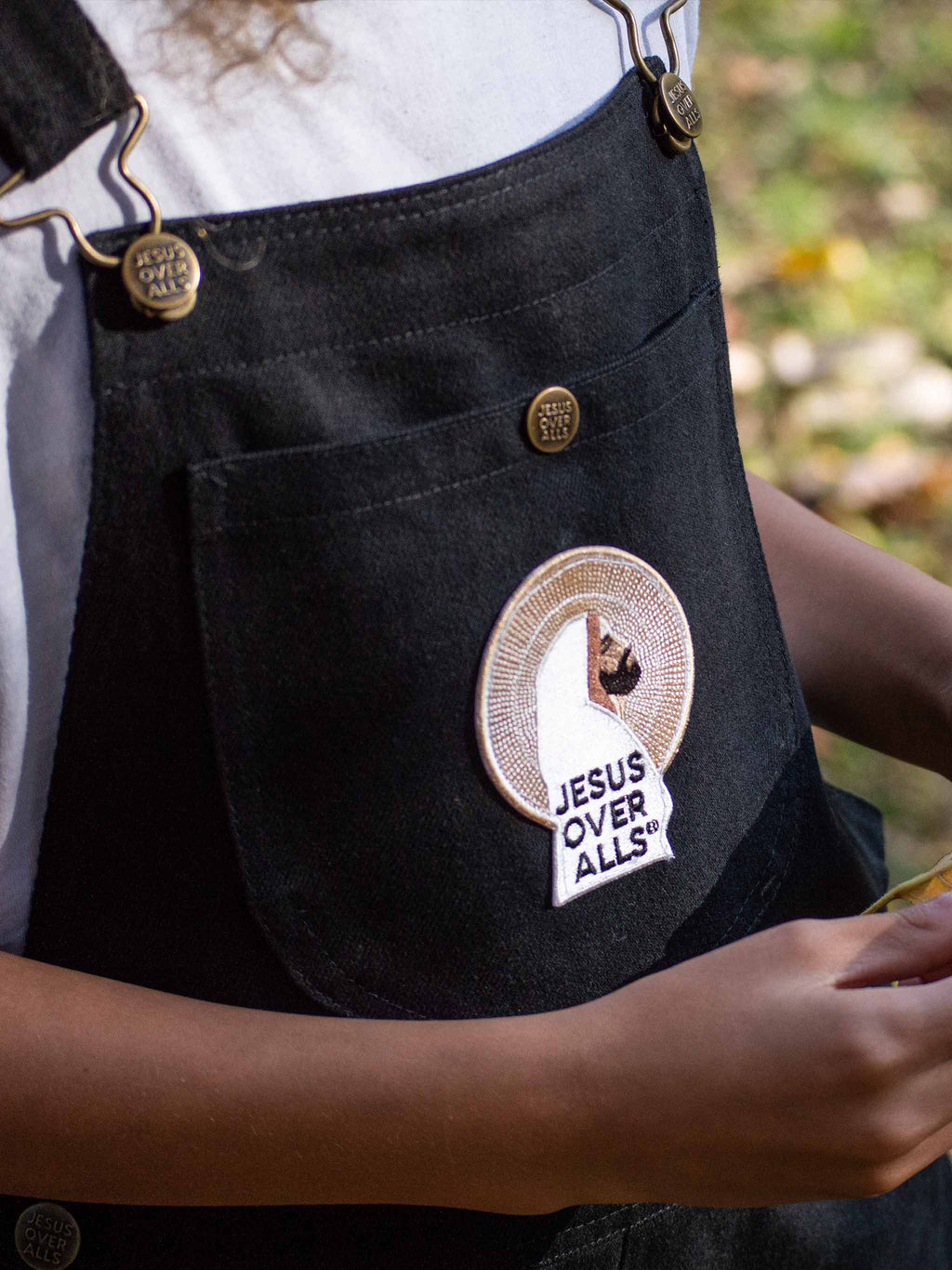 "The Mini Logos" Kid's Black Overall