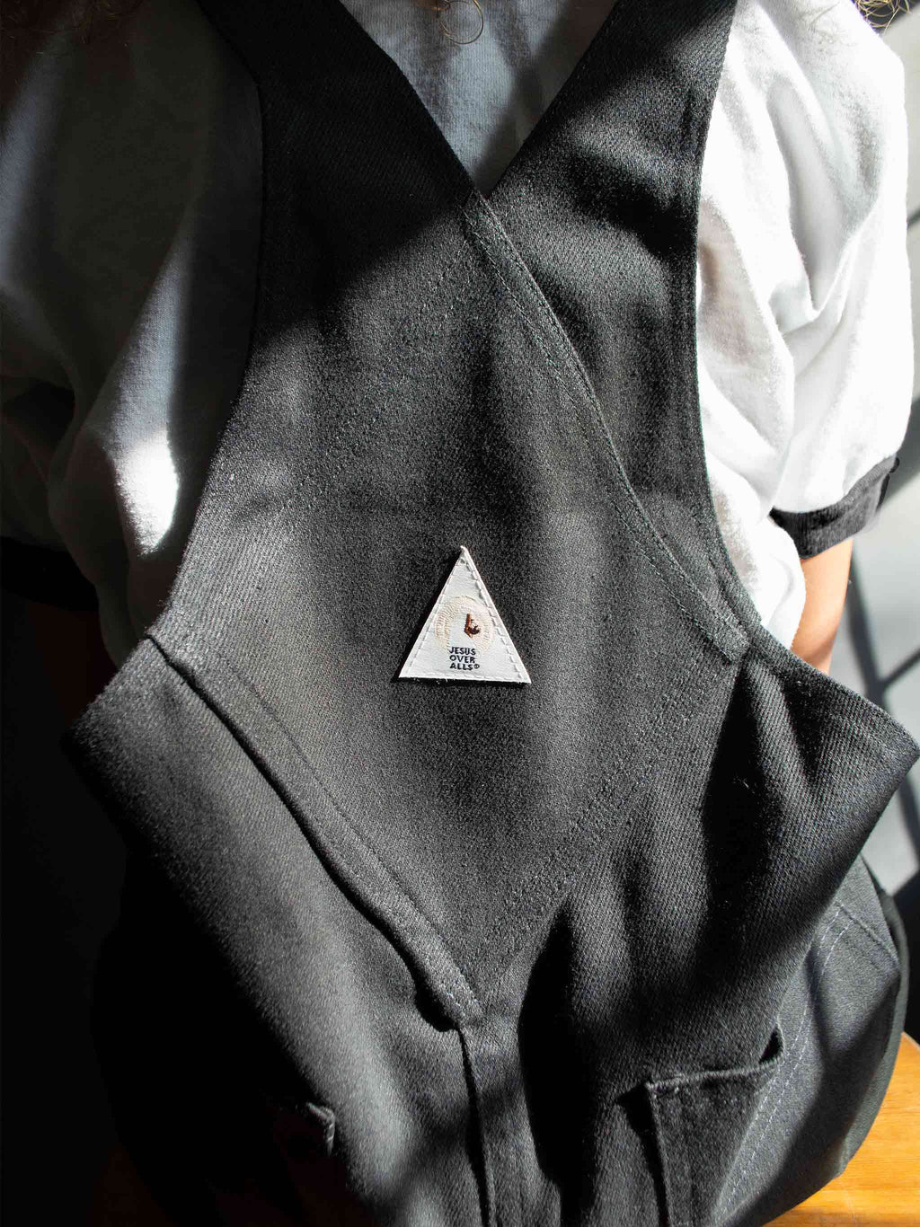 "The Mini Logos" Kid's Black Overall