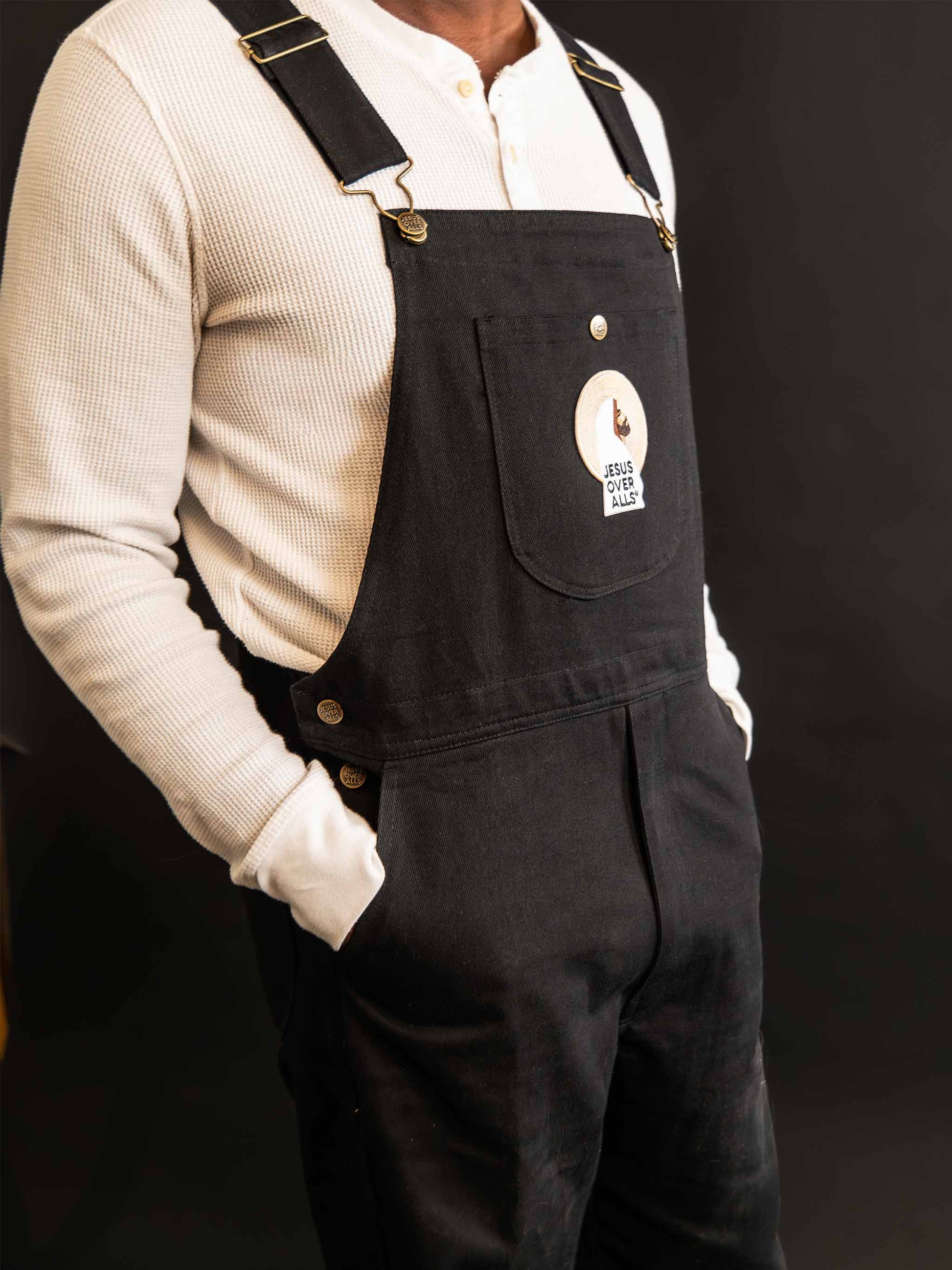 "The Logos" Men's Black Overall
