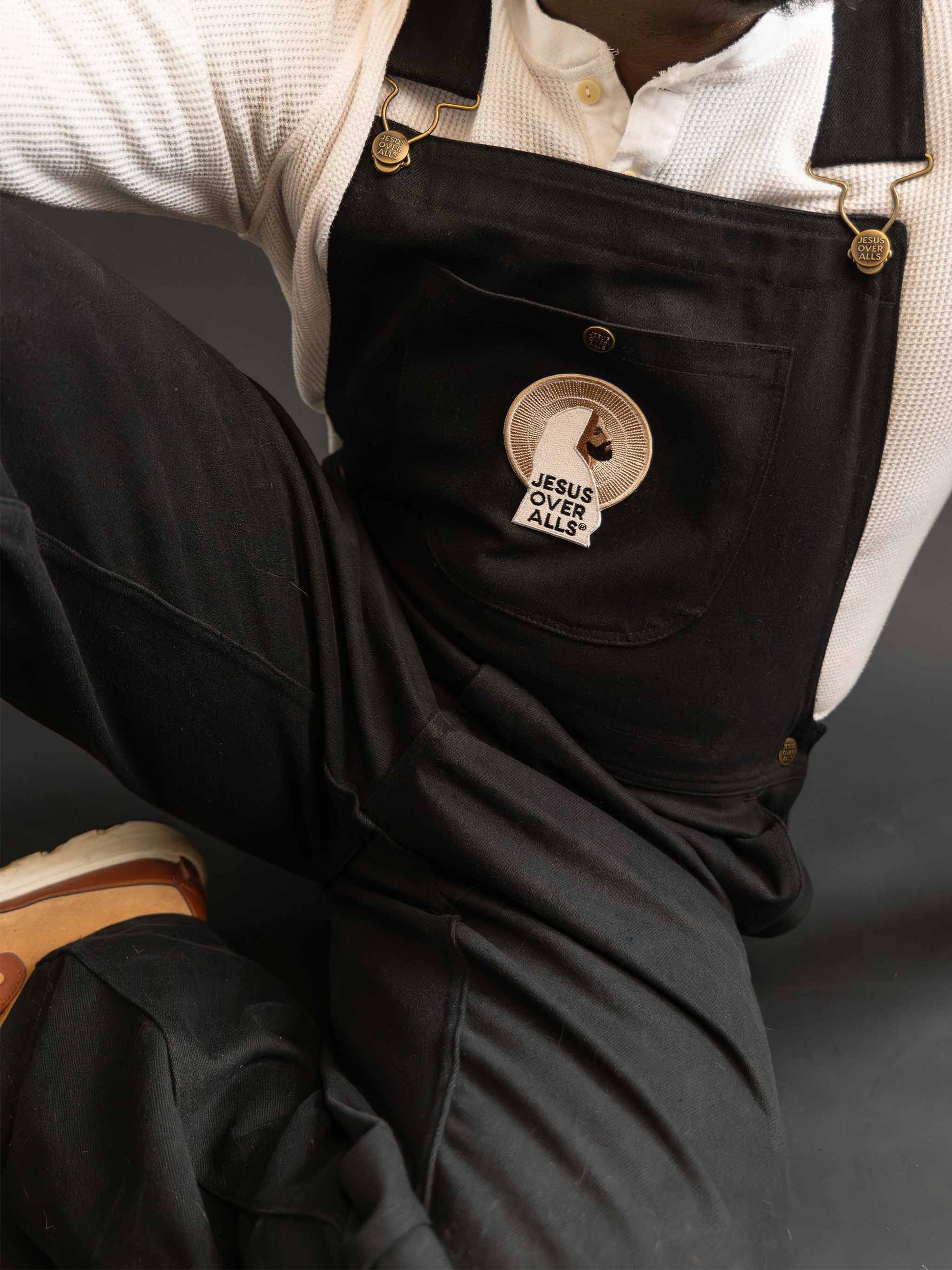 "The Logos" Men's Black Overall