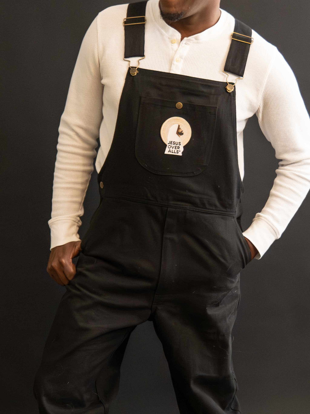 "The Logos" Men's Black Overall