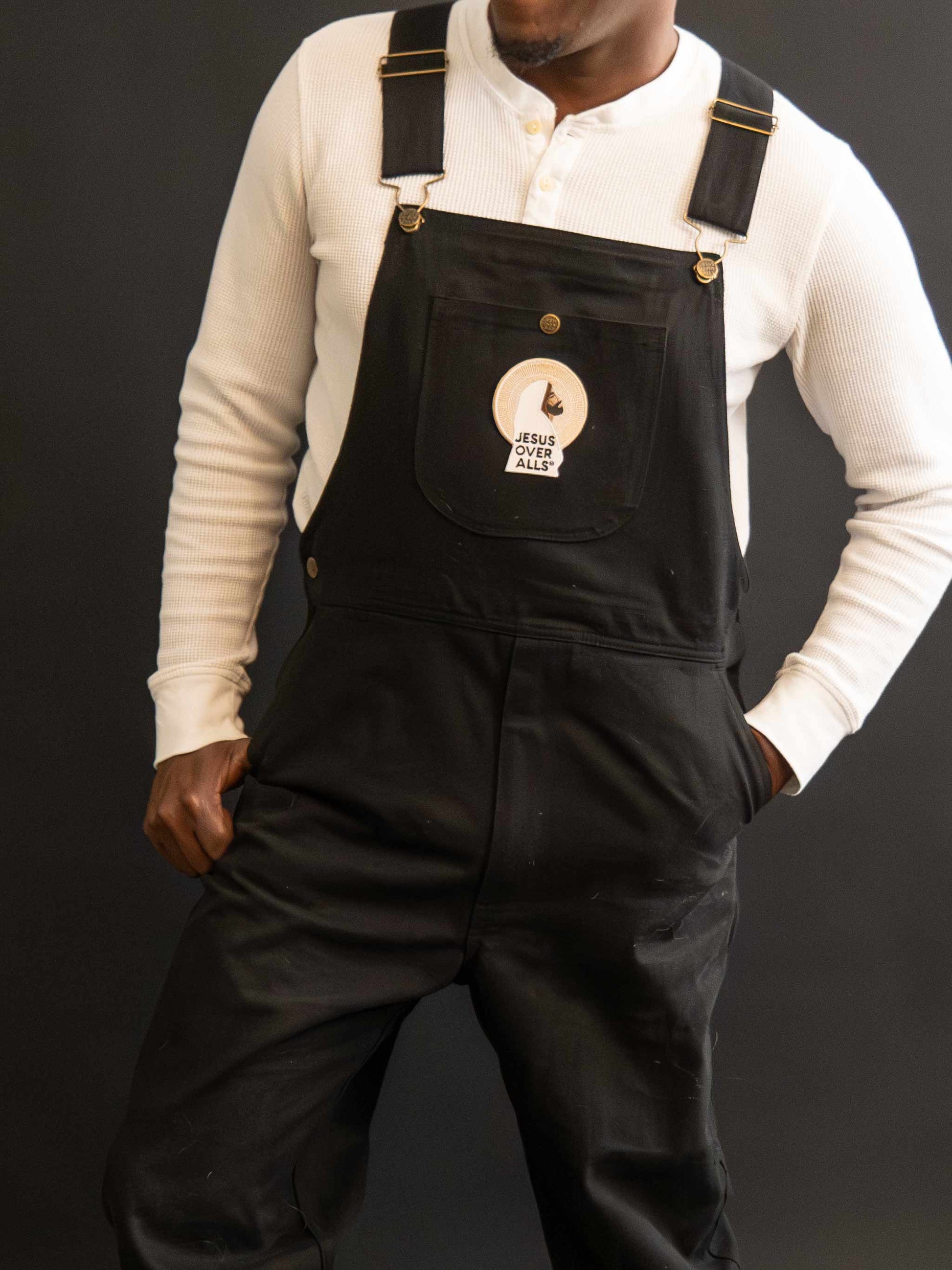 "The Logos" Men's Black Overall