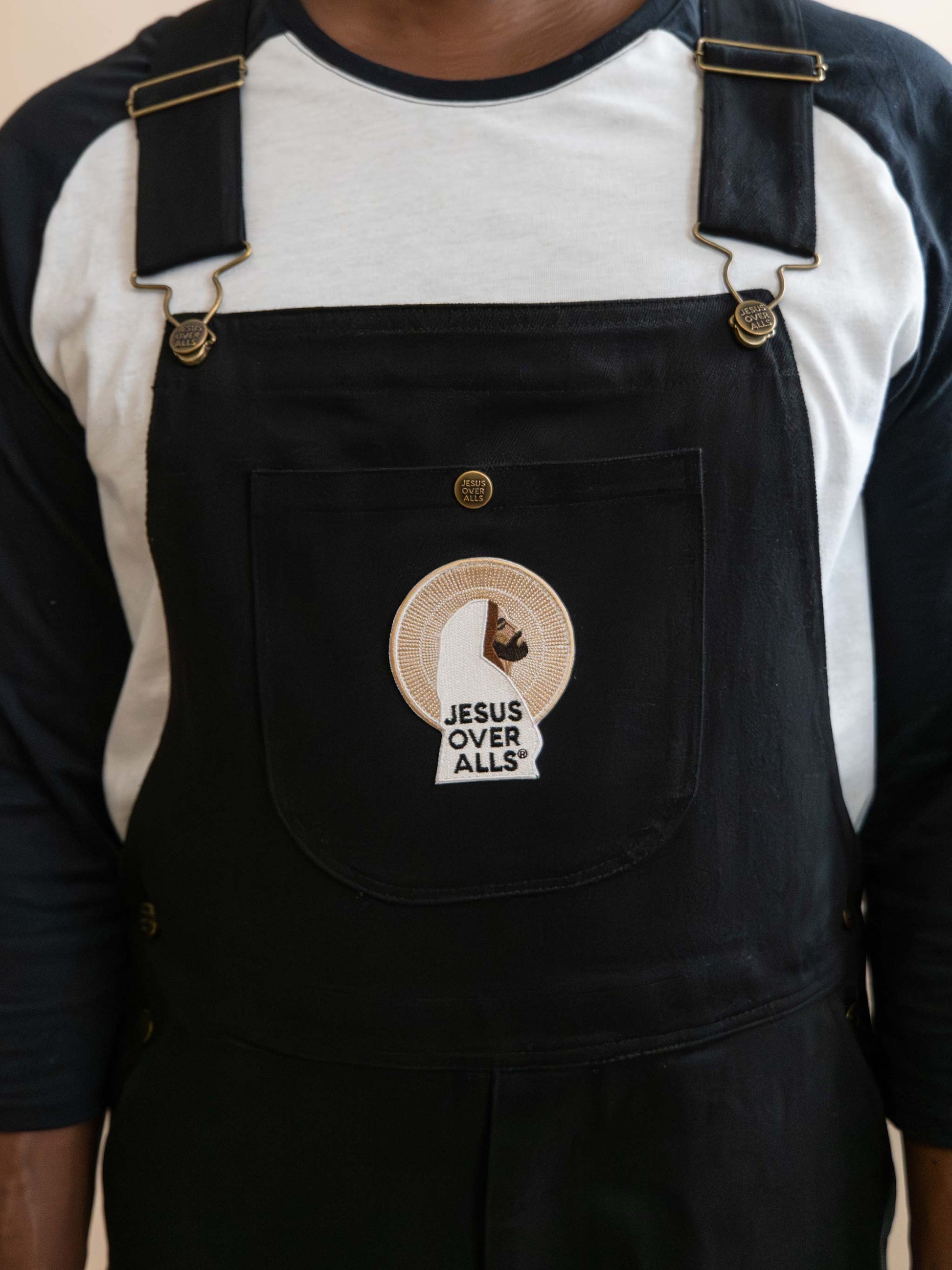 "The Logos" Men's Black Overall