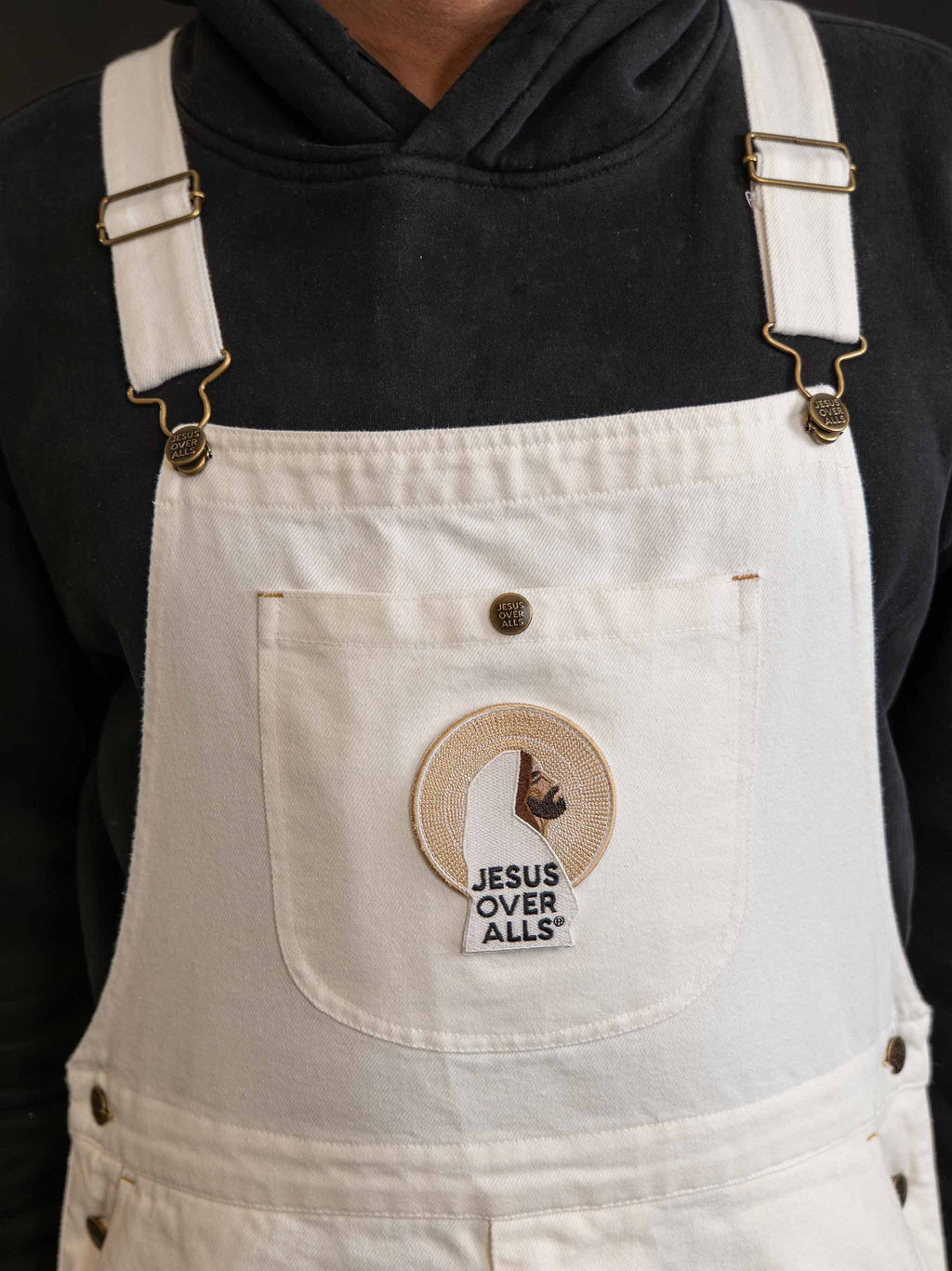 "The Logos" Men's  White Overall