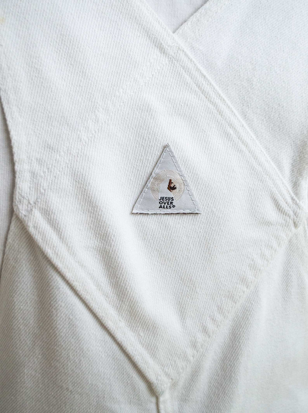 "The Logos" Women's White Overalls